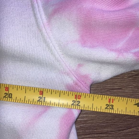 WOMENS WSLY XXS Ecosoft Classic Hoodie in Washed Orchid Tie Dye - Picture 7 of 10